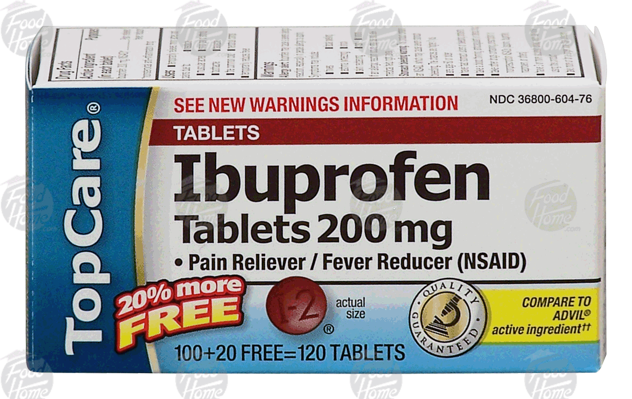 Top Care  pain reliever/fever reducer, ibuprofen tablets 200 mg Full-Size Picture